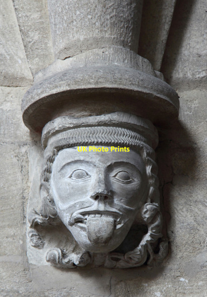 Photo 6"x4" St Mary, Felmersham - Corbel Felmersham c2016