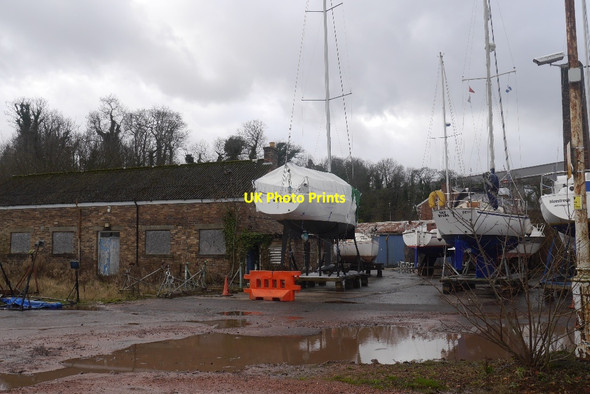 Photo 6"x4" Port Edgar Marina and Queensferry Crossing Queensferry\/NT1278 c2015 P1