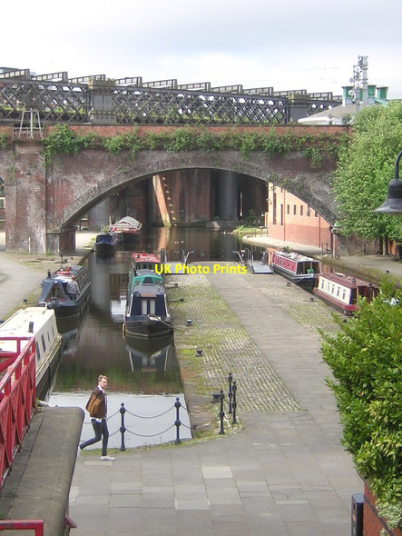 Photo 6"x4" Manchester: canal basin off Liverpool Road Manchester c2016