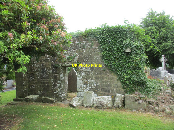 Photo 6"x4" The remains of a church at Britway Ballynoe c2016