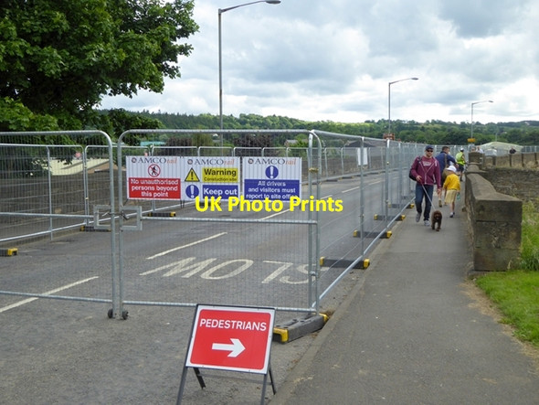 Photo 6"x4" Closure of Hexham Railway Bridge Hexham c2016 P2