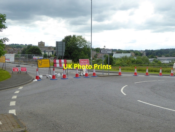 Photo 6"x4" Closure of Hexham Railway Bridge Hexham c2016 P3