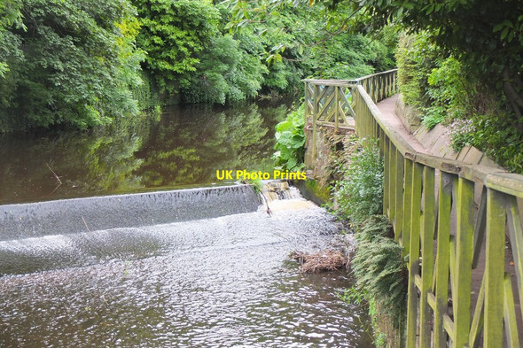 Photo 6"x4" Belford Weir, Water of Leith Craigleith\/NT2374 c2016