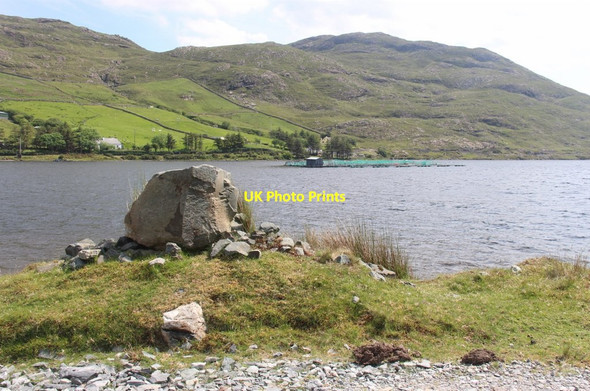 Photo 6"x4" Lough Fee and Letterettrin Glassillaun c2016