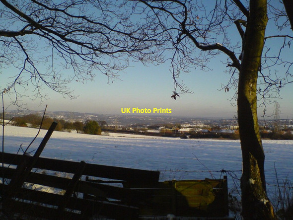 Photo 6"x4" View across fields from Priesthorpe Lane Pudsey\/SE2233 c2009