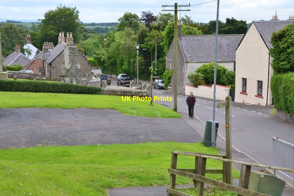 Photo 6"x4" Footpaths near Chirnside Parish Church Chirnside c2016