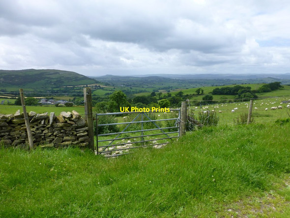 Photo 6"x4" Pastoral scene viewed from Lupton High Lupton c2016