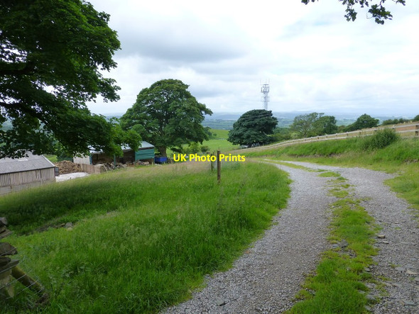 Photo 6"x4" Transmission mast at Lupton High Lupton c2016