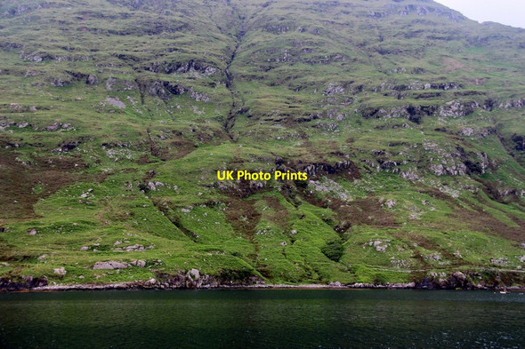 Photo 6"x4" Mweelrea: the lower slopes of the south flank Glassillaun c2016