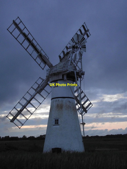Photo 6"x4" Thurne Dyke Drainage Mill Thurne c2011