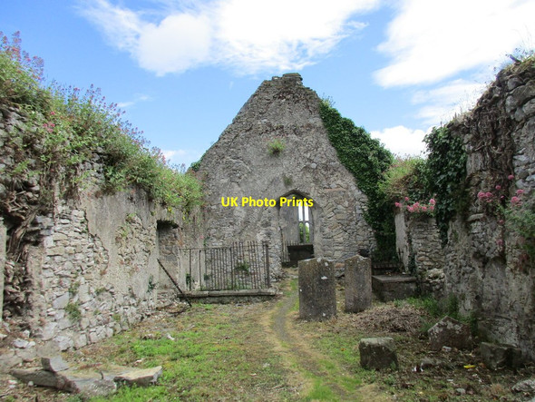 Photo 6"x4" Interior, the old church, Cahir Caher c2016
