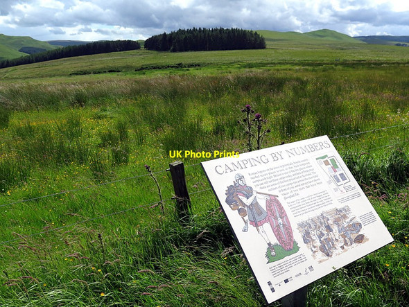 Photo 6"x4" Pennymuir Roman Camps Chatto c2016