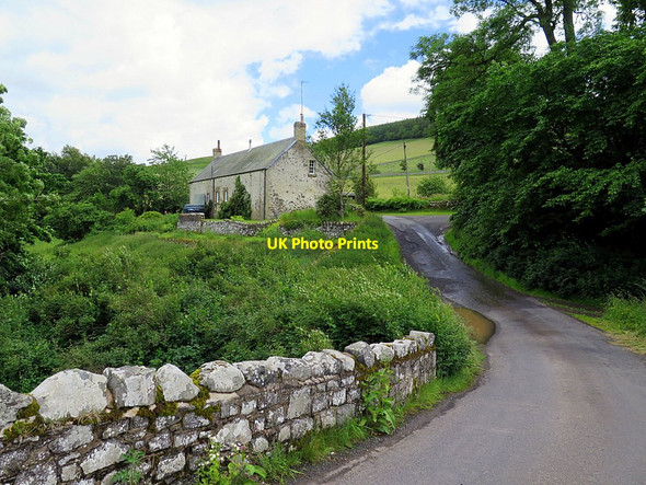 Photo 6"x4" Chatto from bridge over Kale Water Chatto c2016