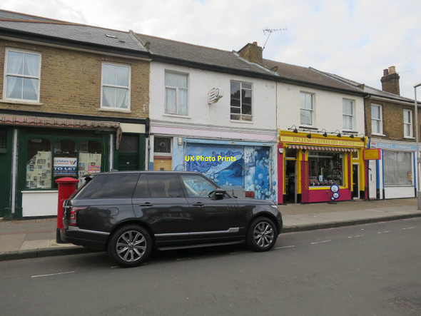 Photo 6"x4" Shops on Bloomfield Road Surbiton c2017