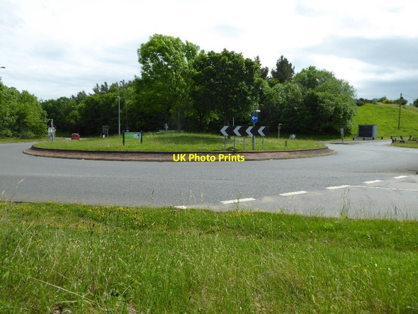 Photo 6"x4" Roundabout on the A456 Bewdley\/SO7875 c2017
