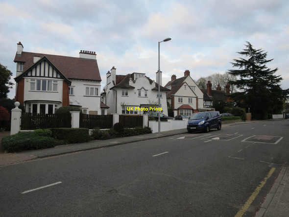 Photo 6"x4" Houses on Cranes Park Surbiton c2017