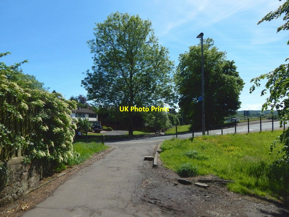 Photo 6"x4" Cycle path meeting Craw Road Paisley c2017