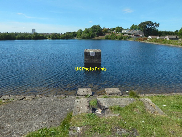 Photo 6"x4" Stanely Reservoir: the remains of a sluice Paisley c2017