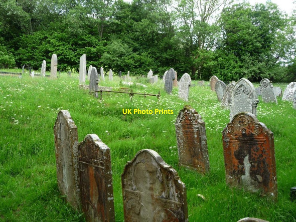 Photo 6"x4" Upper part of the Baptist burial ground, Capel y Ffin Capel-y-ffin c2017