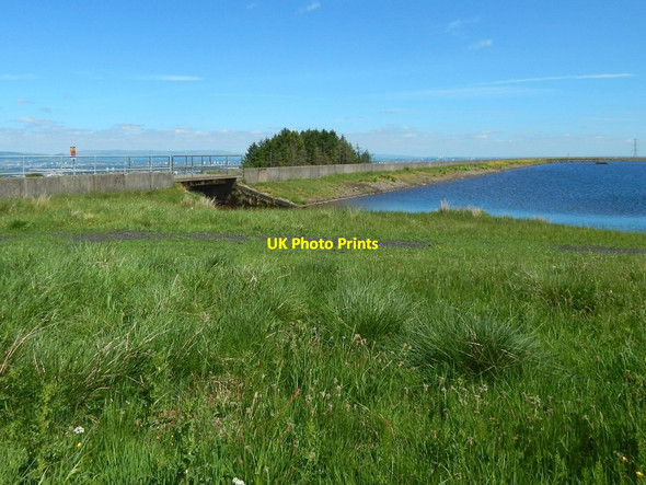 Photo 6"x4" Glenburn Reservoir: spillway Glenburn\/NS4761 c2017
