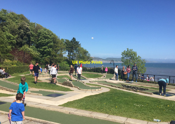 Photo 6"x4" Crazy Golf, Lyme Regis Lyme Regis c2017