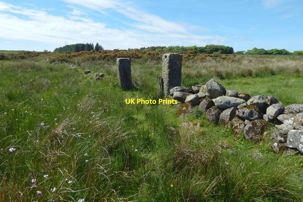Photo 6"x4" Old gateposts Gateside\/NS4858 c2017 P1