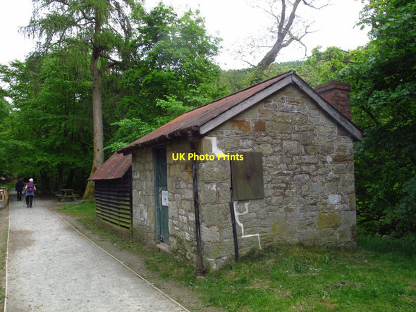 Photo 6"x4" CRT building at the Horseshoe Falls Llangollen c2017