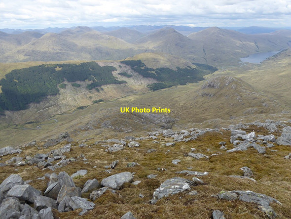 Photo 6"x4" Rocky northern slope of Sgurr Thuilm Beinn Gharbh\/NM9288 c2017