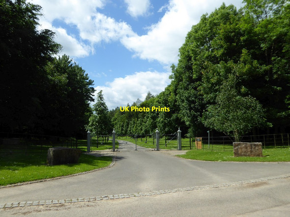 Photo 6"x4" Entrance to Sarsden Estate Sarsden c2017
