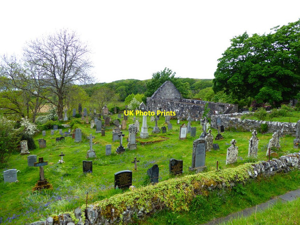 Photo 6"x4" Kilmory Church and graveyard, Arisaig Arisaig\/Arasaig c2017