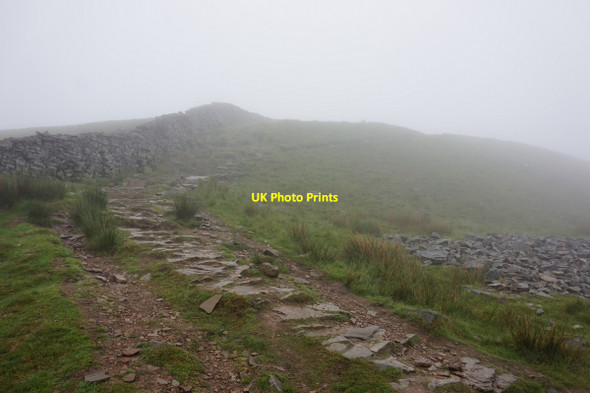 Photo 6"x4" 9-17am, path towards Whernside summit Chapel-le-Dale c2017