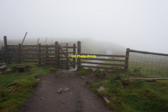 Photo 6"x4" 9-35am, path towards Whernside summit Chapel-le-Dale c2017