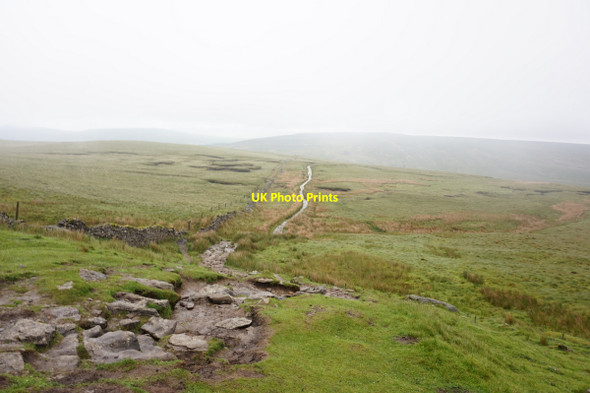 Photo 6"x4" 10-05am, path towards Grain Head Ribble Head\/SD7779 c2017
