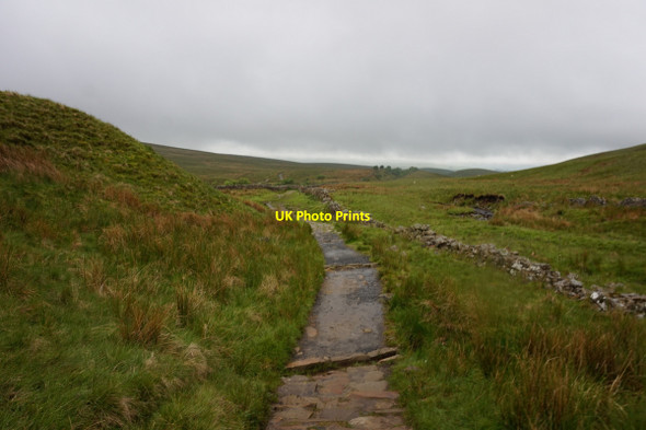 Photo 6"x4" 10-26am path at Smithy Hill Ribble Head\/SD7779 c2017