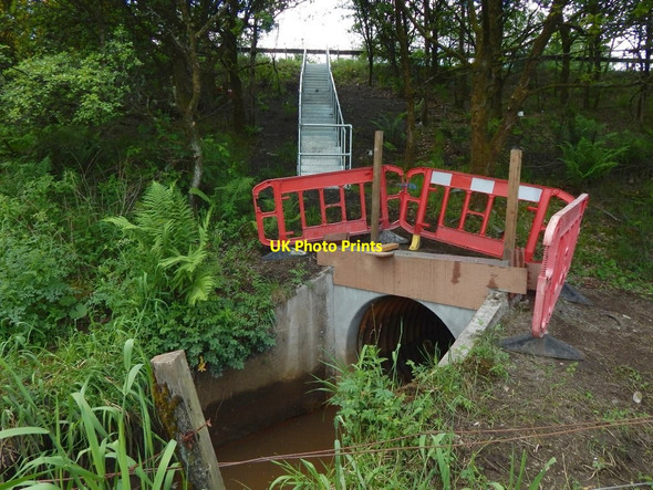 Photo 6"x4" Tunnel beneath the A82 Dumbarton c2017