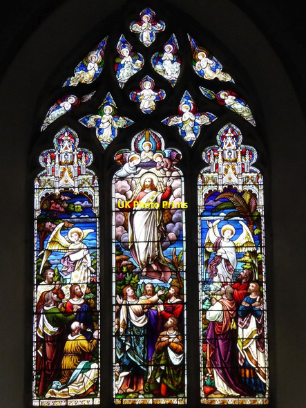 Photo 6"x4" East window, Hook Norton church East End\/SP3533 c2017