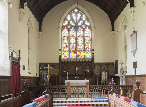 Photo 6"x4" St Mary, Doddington -  Sanctuary Doddington\/TL3990 c2017