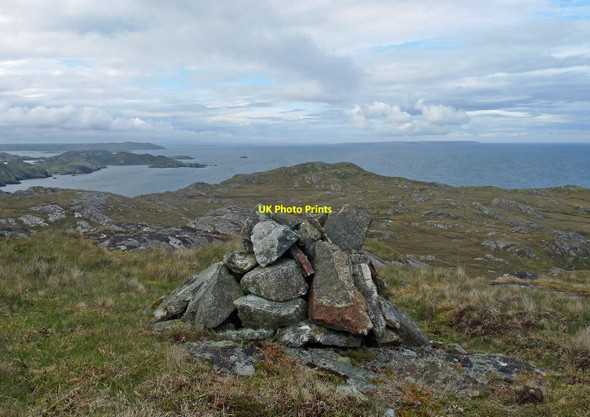 Photo 6"x4" Cairn, Sidhean Rubha na Creige M\u00c3\u00b2ire, Isle of Lewis Calbost c2017