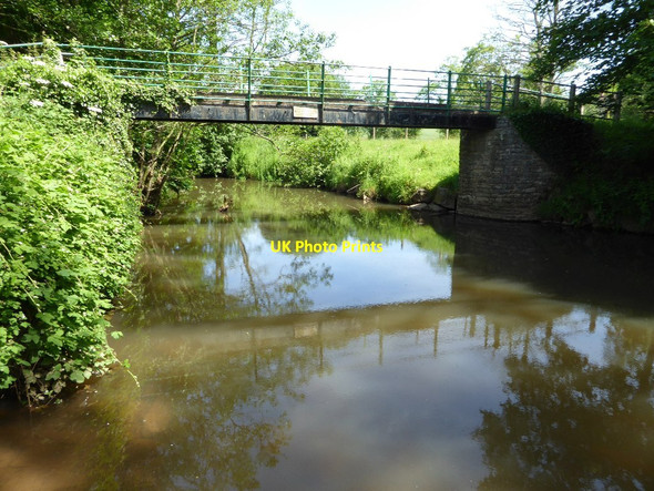 Photo 6"x4" Footbridge  beside Neen Savage ford Neen Savage c2017