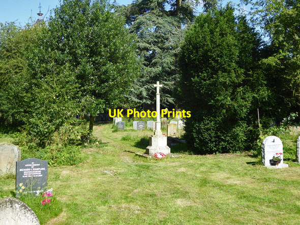 Photo 6"x4" Little Cornard war memorial Little Cornard c2017