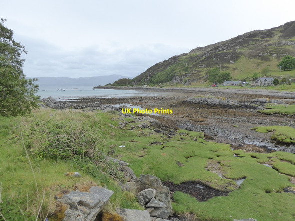 Photo 6"x4" Low tide at Glenuig Bay Glenuig\/Gleann Uige c2017