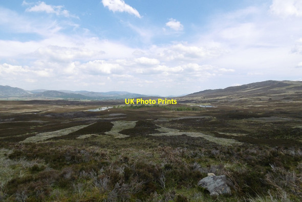 Photo 6"x4" Muirburn patterns Meall Dubh\/NN7295 c2017