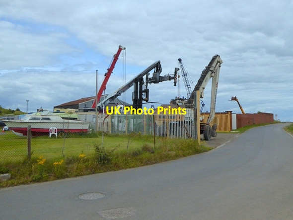 Photo 6"x4" Yard for cranes Warrenby c2017