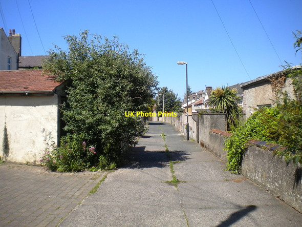 Photo 6"x4" Back alley parallel to Heysham Road, Sandylands Heysham c2017
