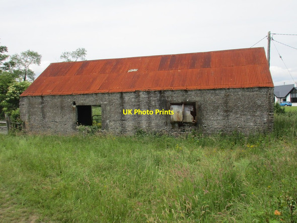 Photo 6"x4" Derelict shed Lemybrien c2017