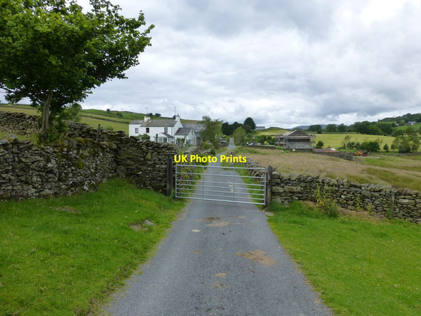 Photo 6"x4" Gate on road past Littlewood Farm Cowen Head c2017