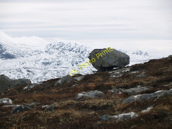 Photo 6"x4" Erratic, Meal Mhurchaidh Meall Leacachain c2009