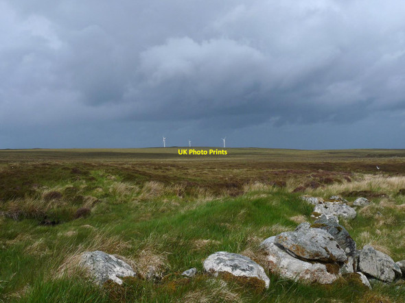 Photo 6"x4" Shieling mound by the Allt Glas, Isle of Lewis Baile an Truiseil c2017