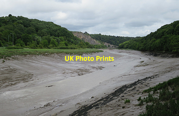Photo 6"x4" River Avon at Low Tide Sneyd Park c2017