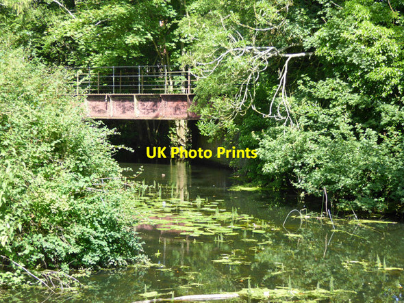 Photo 6"x4" Old railway bridge over New Cut, Clare Clare\/TL7645 c2017